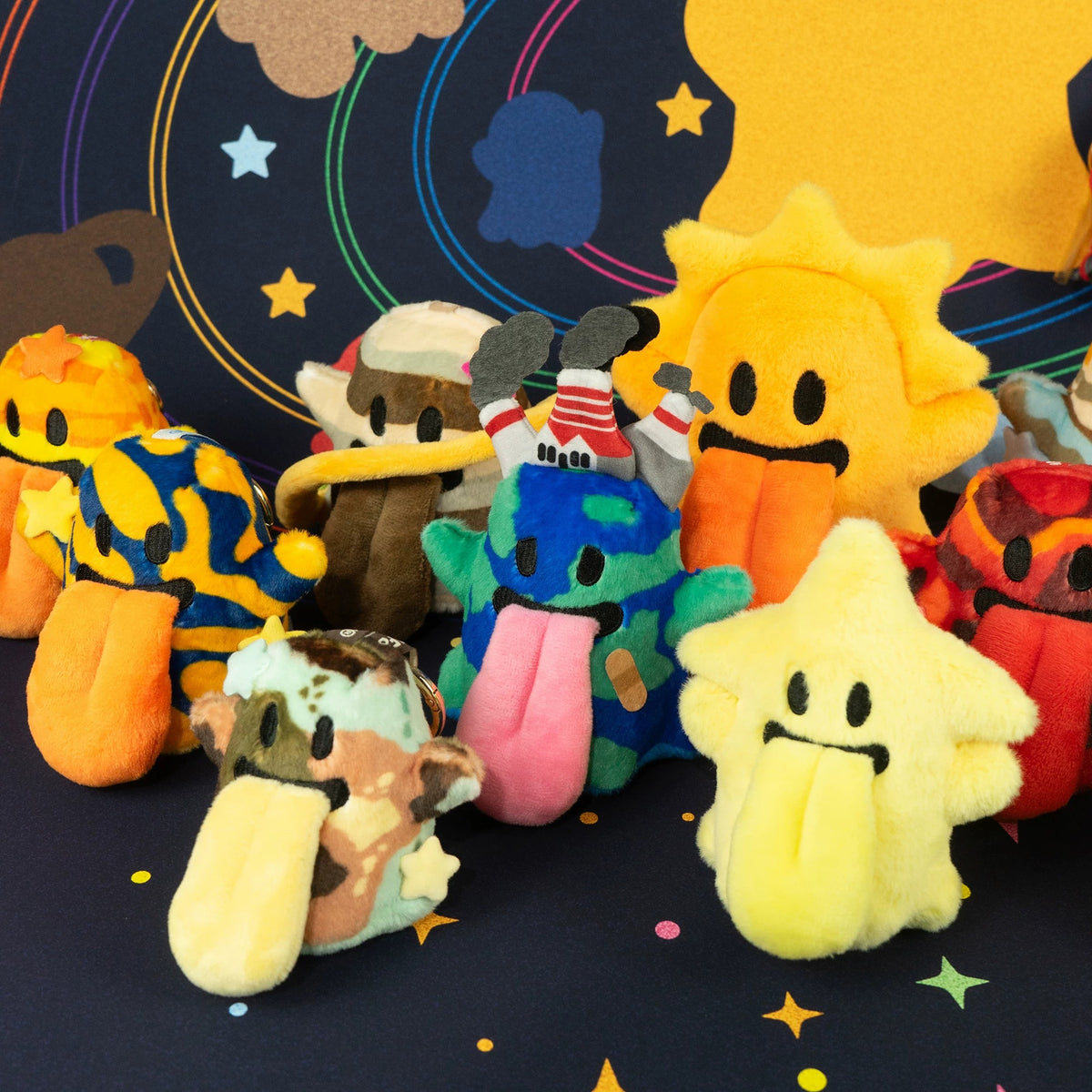 Galaxy Planet Plush Bag Charms | GRAF&WU