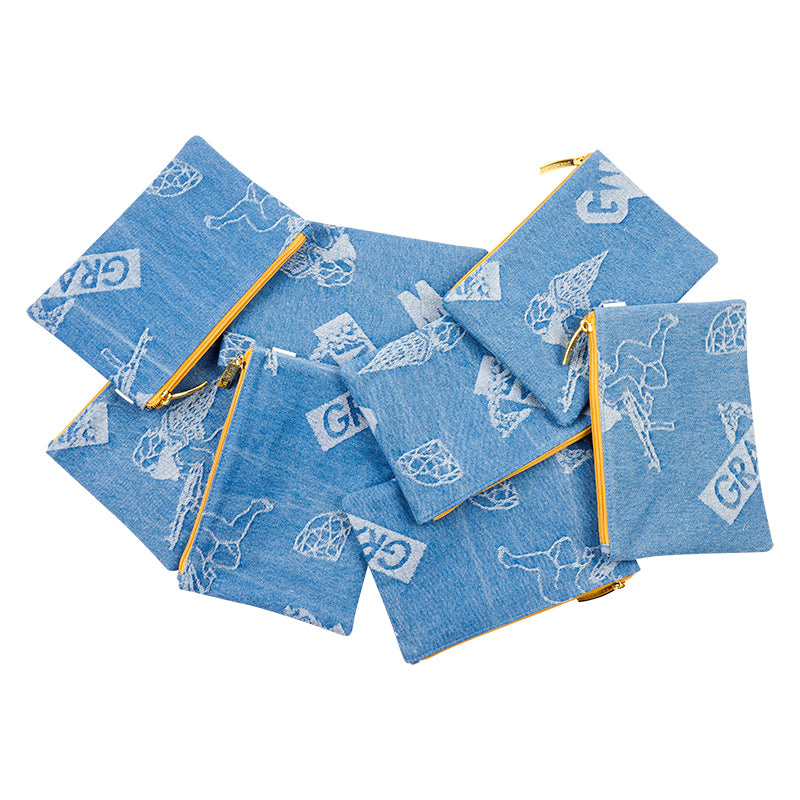 GRAF&WU AK47 Angel Jacquard Denim Storage Bag | Streetwear Organizer