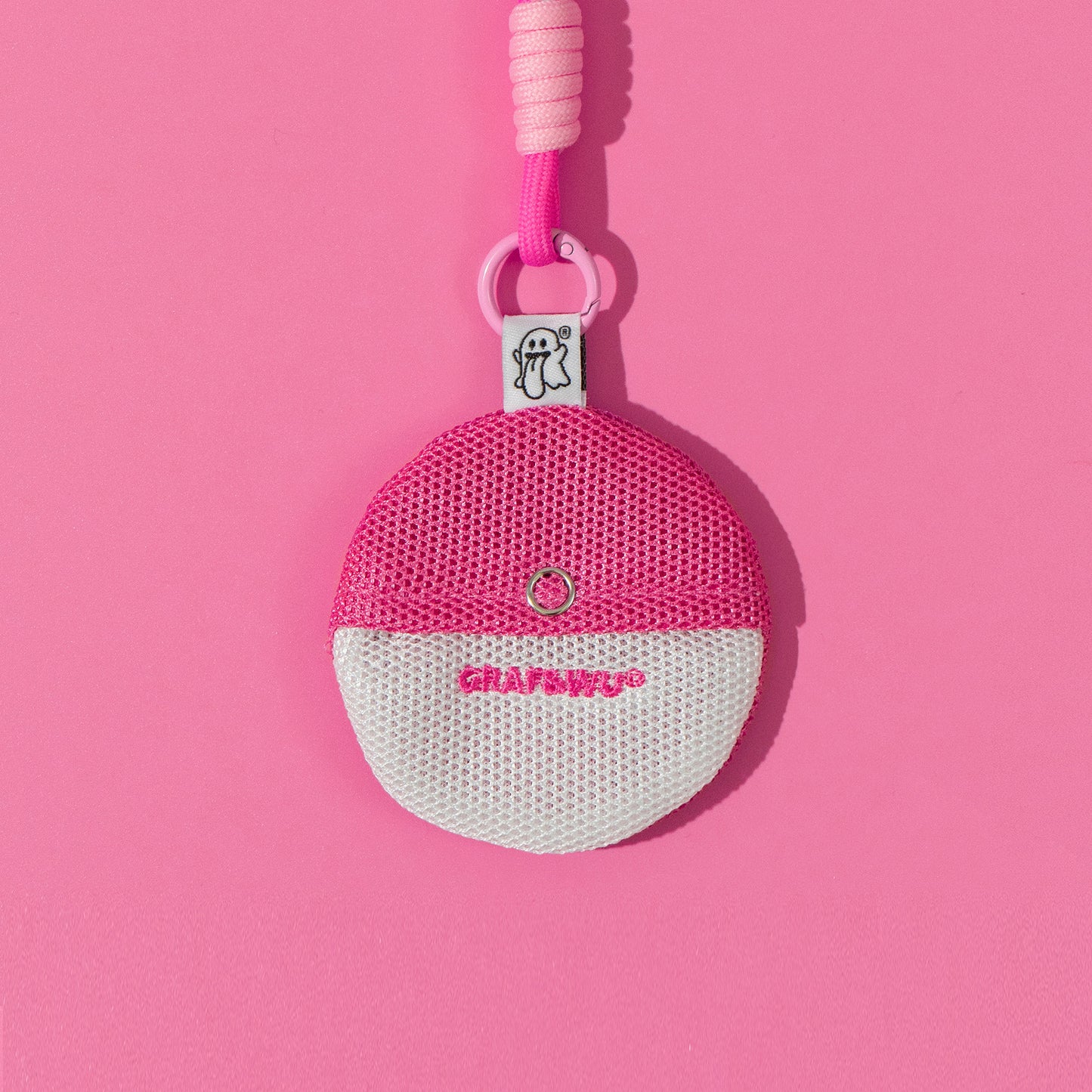 GRAF&WU OG Booghost Bluetooth Headphone Case Fashion Pink Coin Purse