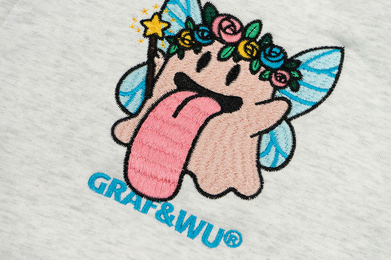 GRAF&WU Halloween Medusa Fairy Zombie Kappa Cute Ghost Zip-up Hoodie