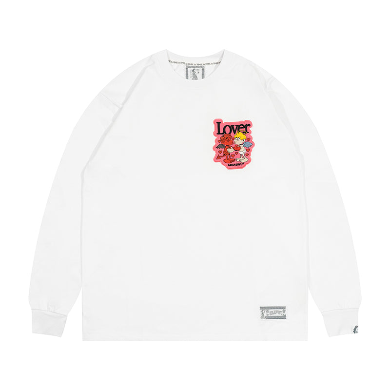 GRAF&WU 9 Relationships Character Embroidery Design Long-sleeves Shirt