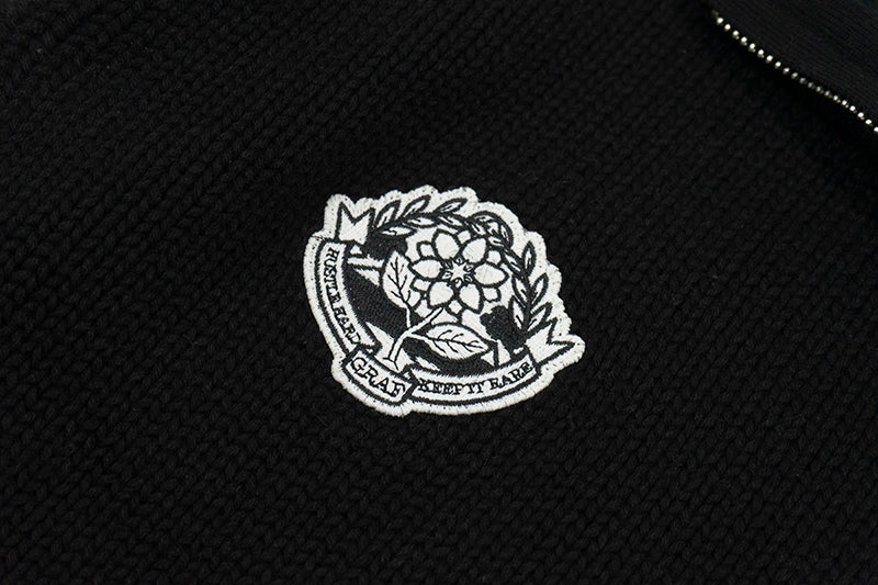 GRAF&WU Coat Knitted Warm Baseball Sweater