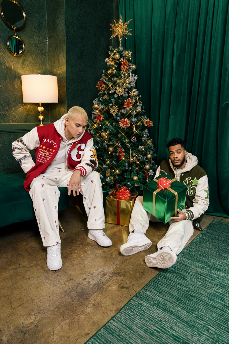 GRAF&WU Mini OG Cute Ghost Embroidered Corduroy Workwear Pants - Premium Streetwear