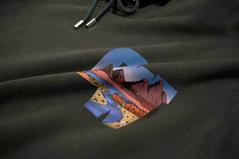 GRAF&WU Western World Landscape Painting GW Hoodie