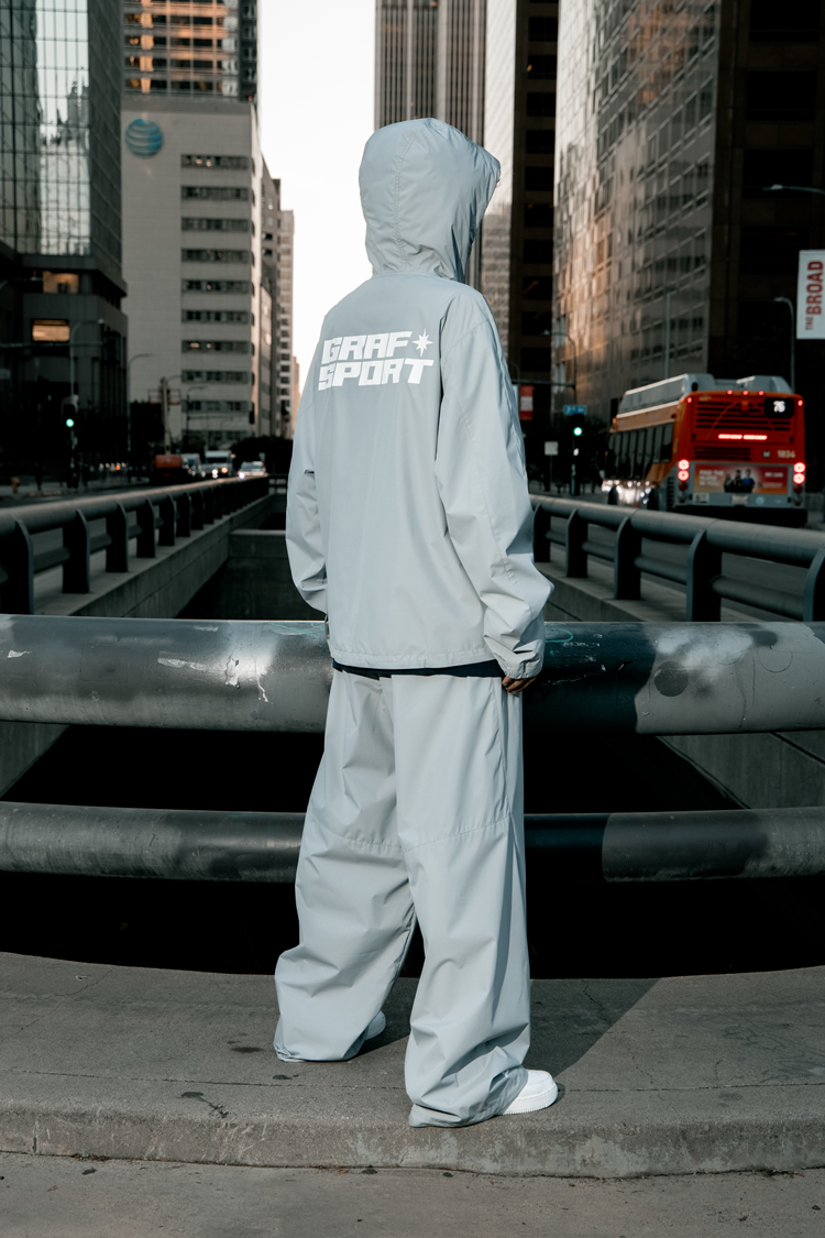 GRAF&WU SPORT Reflective print Lightweight Jacket