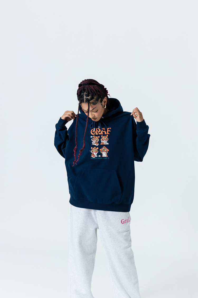 GRAF&WU Street Gossip Series Angel Bunny Doberman Hoodie