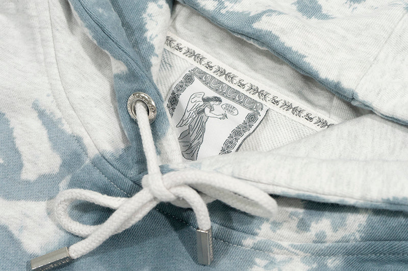 GRAF&WU Original Giraffe Swirl Tie-Dye Design Oversize Pullover Hoodie