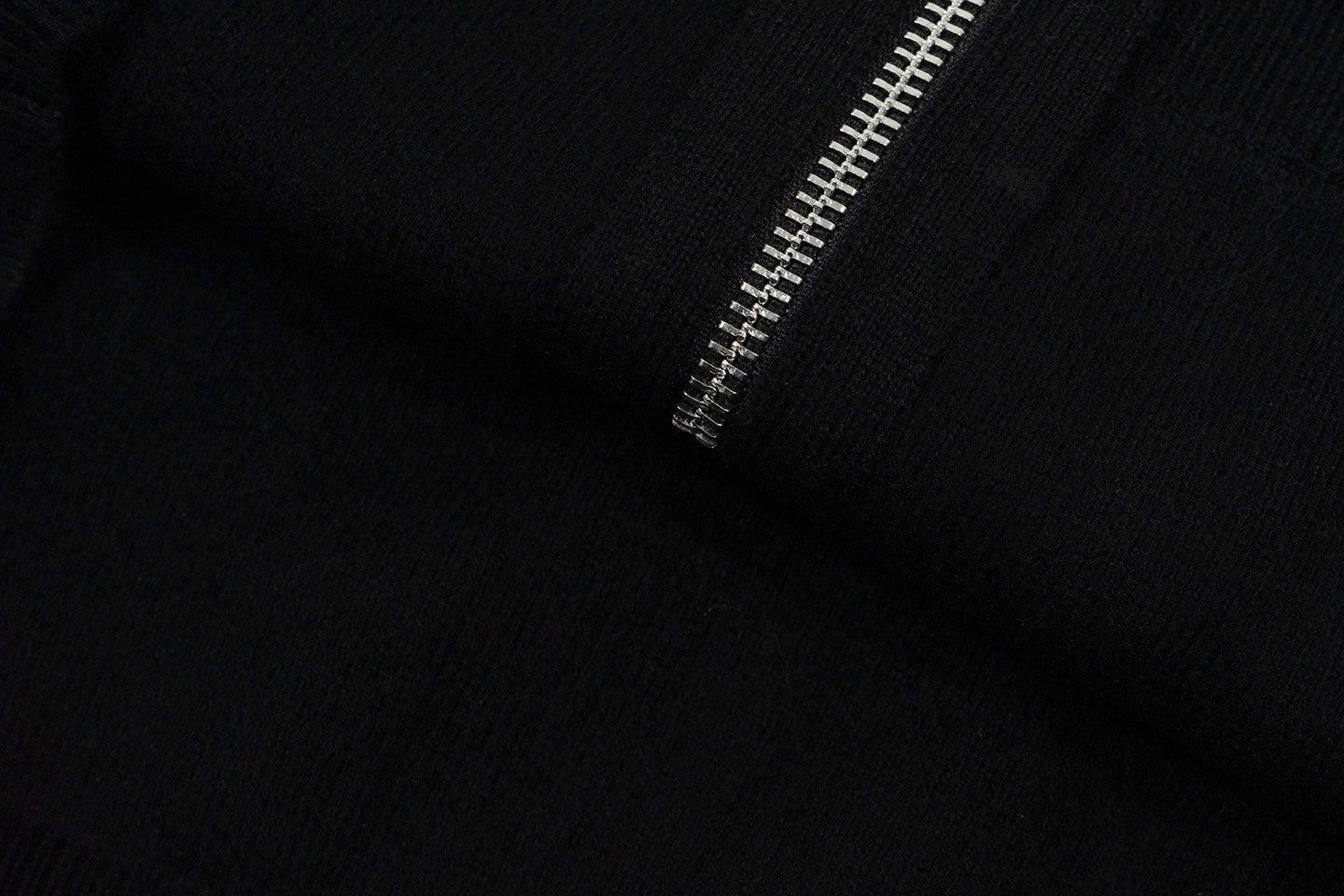 GRAF&WU Old Money Aesthetic Style Wool Knitted Sweater Zip-up Hoodie