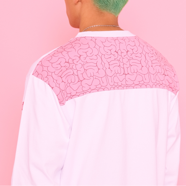 GRAF&WU Brain Hole Series Casual Loose Long Sleeve Shirt