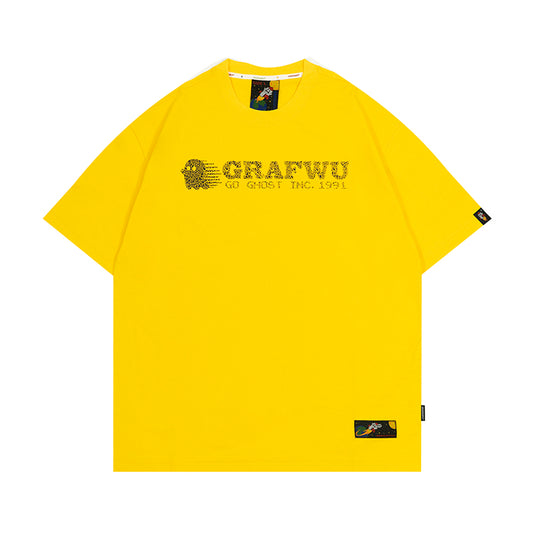 GRAFWU Cracked Distressed Pattern T-Shirts