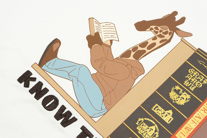 GRAF&WU EricB&Rakim Knowledge Giraffe Graphic T-Shirt