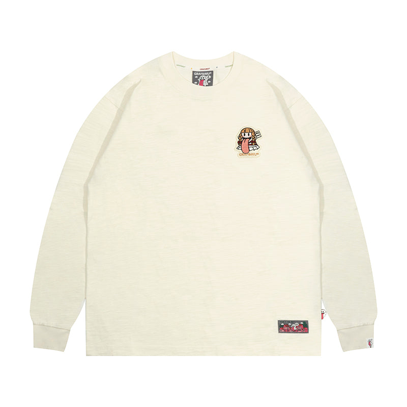 GRAF&WU Halloween Godzilla Unicorn Cute Ghost Long-sleeve Shirt