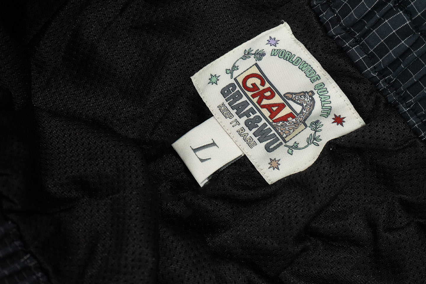 GRAF&WU Spring Retro Plaid Lightweight Sports Pants
