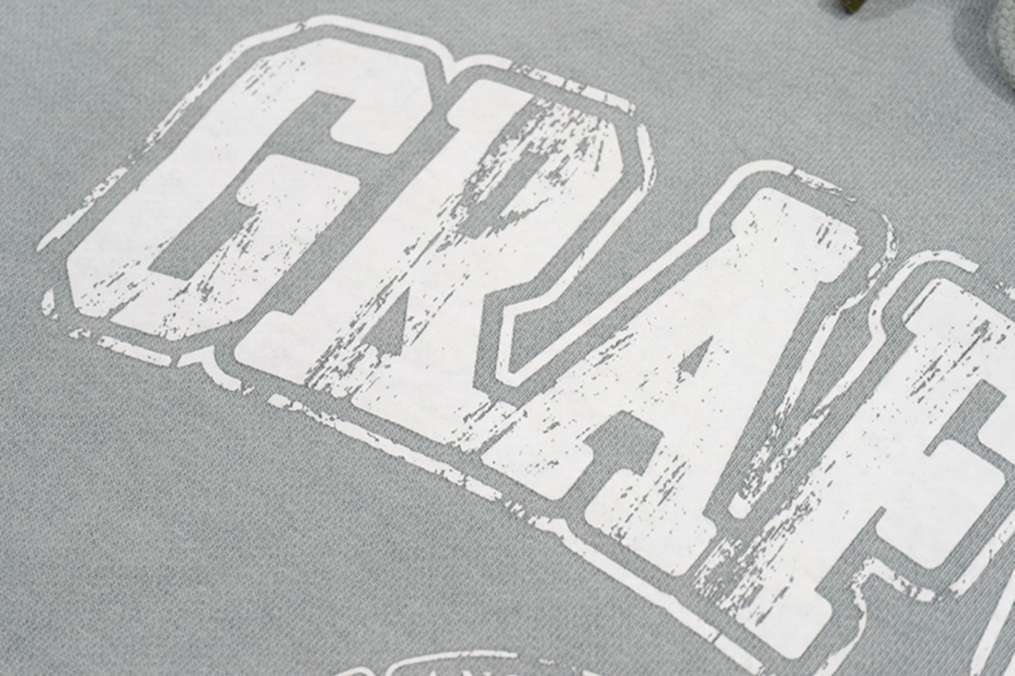 GRAF&WU Break to Build Cracked Letter Goddess Academy Oversized Hoodie