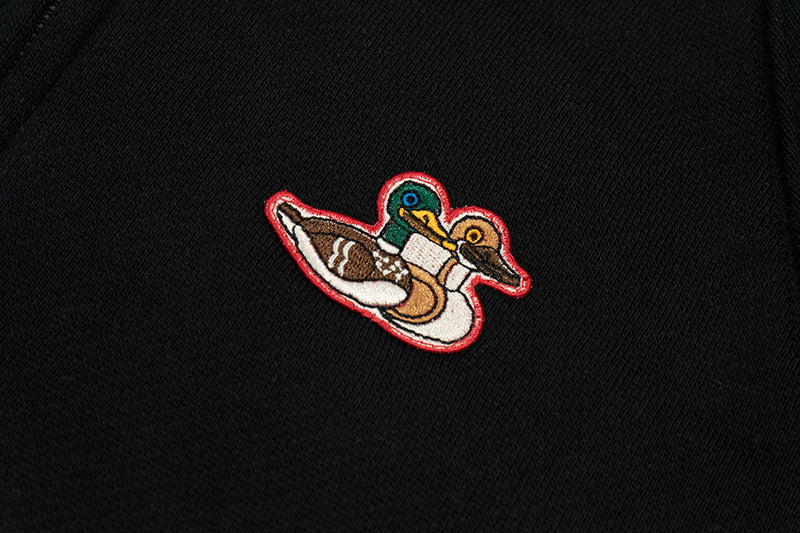 GRAF&WU Wild Duck In Love Fleece Zip-up Hoodie