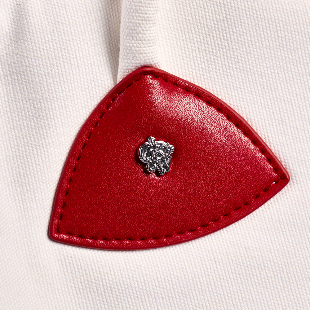 GRAF&WU University Themed Badge Oversized Canvas Tote Bag | College Aesthetic Tote