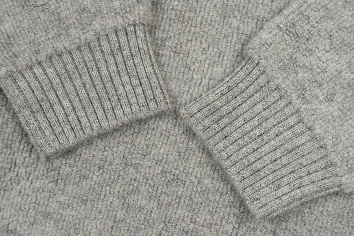 GRAF&WU Cashmere Knitted Soft Crew Neck Thick Sweater