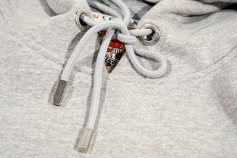 GRAF&WU Embroidered Hoodie - Fleece Pullover Sweatshirt Unisex Streetwear