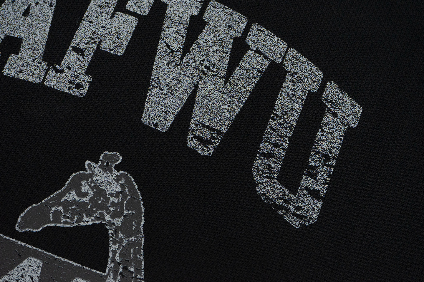 GRAF&WU Brand Fashion Studded Design Vintage Fleece Hoodie