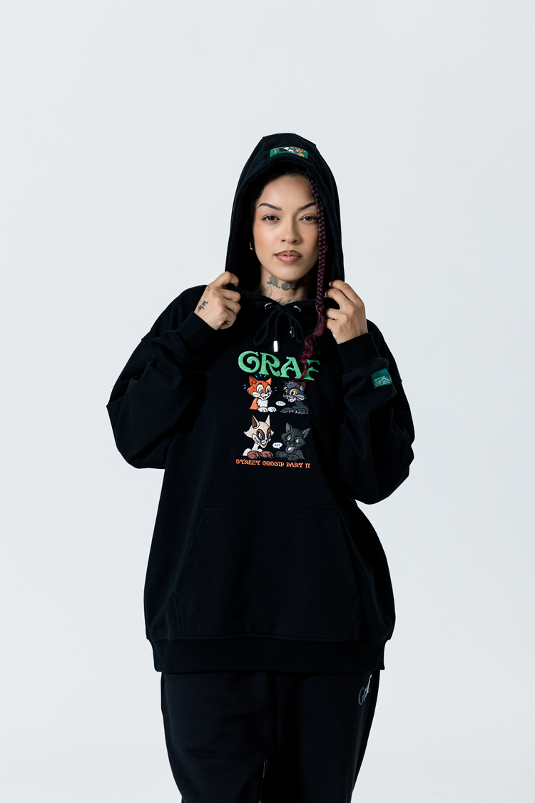 GRAF&WU StreetGossip 4 Series Devil Cat Tiger Fashion Hoodies