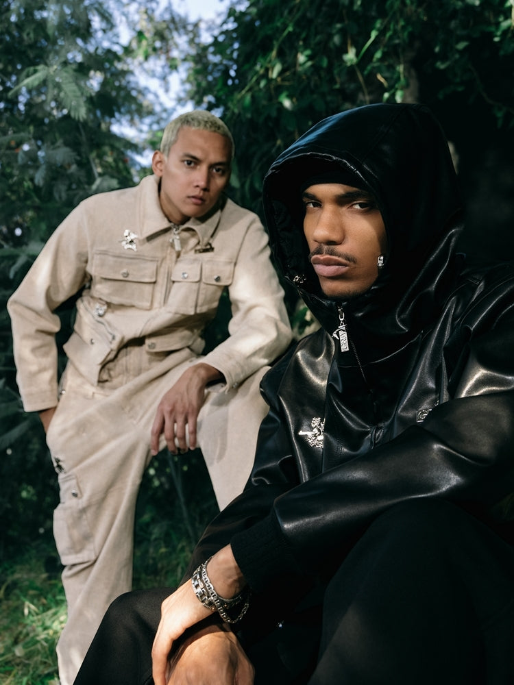 GRAF&WU Metal AK47 Angel Giraffe Military Multi-Pocket Jacket | Tactical Streetwear