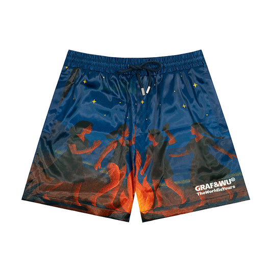 GRAF&WU Mysterious Seaside Holiday Dancing Shorts