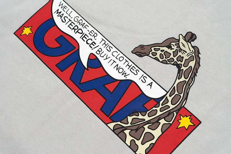 GRAF&WU Roy Pop Art Graphic Loose Cotton Long Sleeve Tee