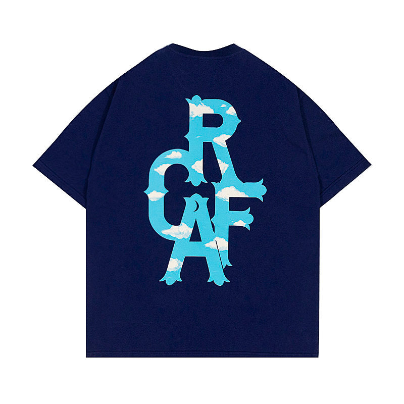 GRAF&WU Tribute Magritte Sky Cloud Cotton T-Shirt