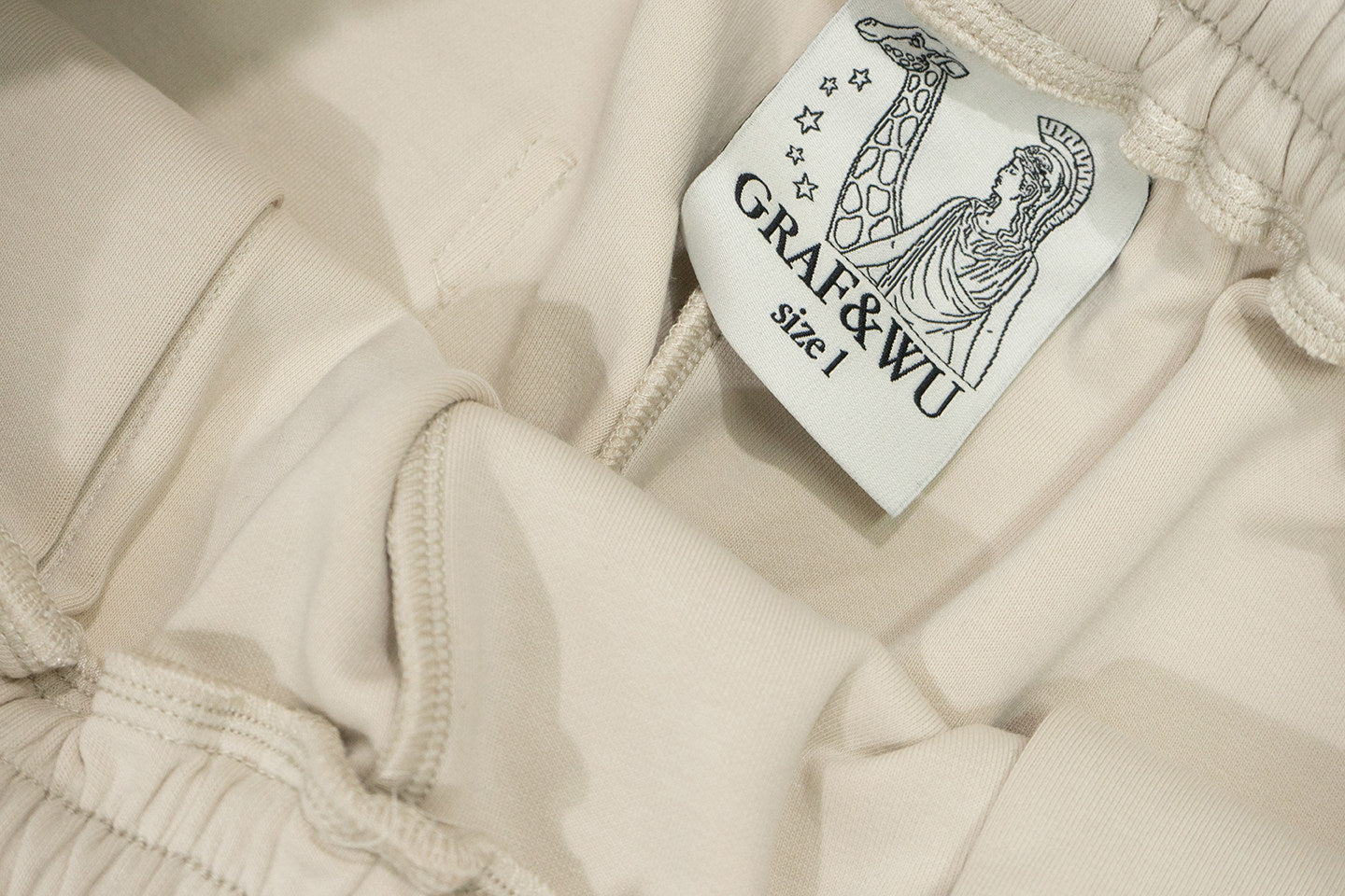 GRAF&WU Little Angel Cute Ghost Giraffe Air Layer Cozy Trousers