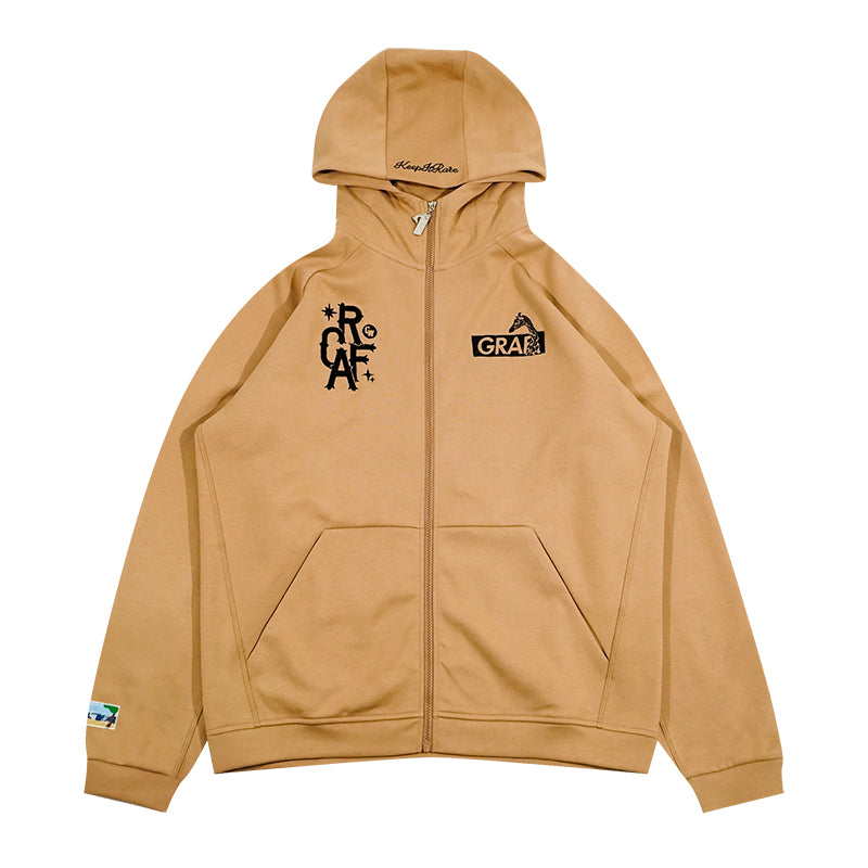 GRAF&WU Fashion casual Hoodie UK Drip Thin autumn sports cardigan coat