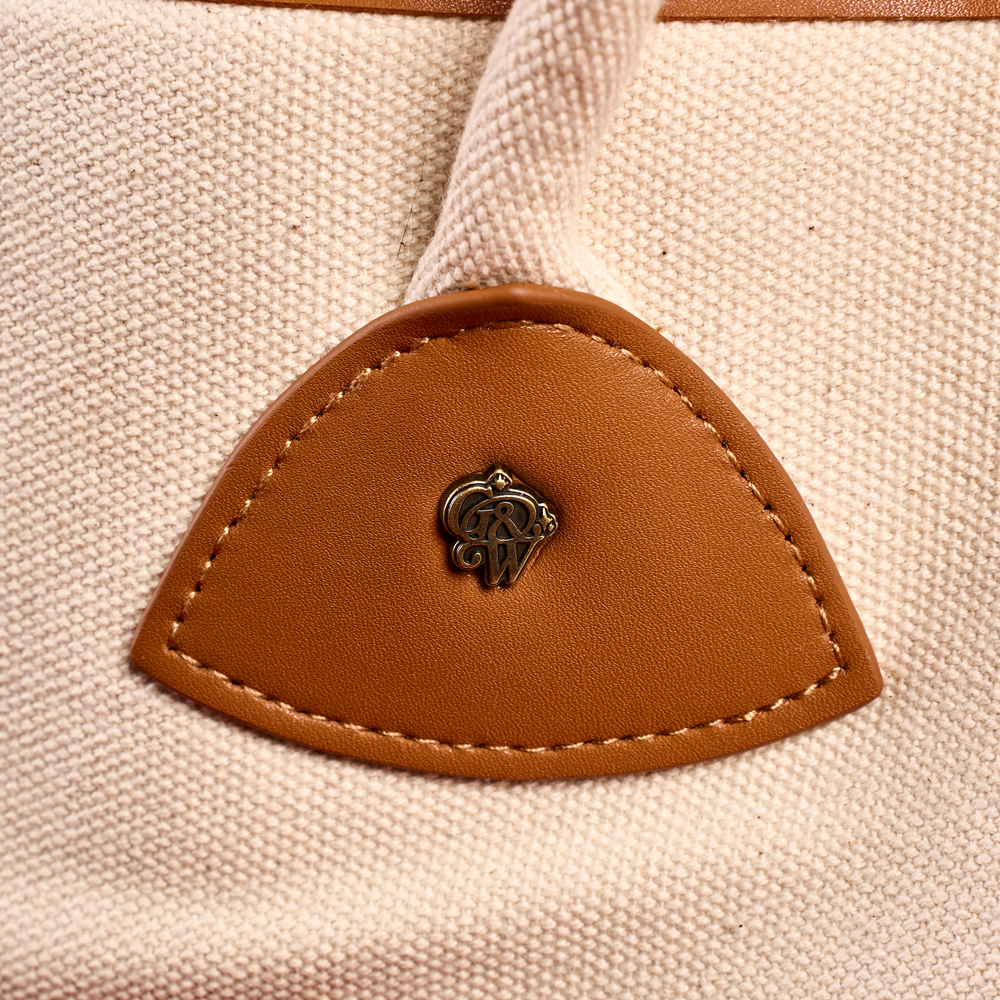 GRAF&WU Western Pony Hair Patchwork Oversized Canvas Tote Bag | Vintage Aesthetic