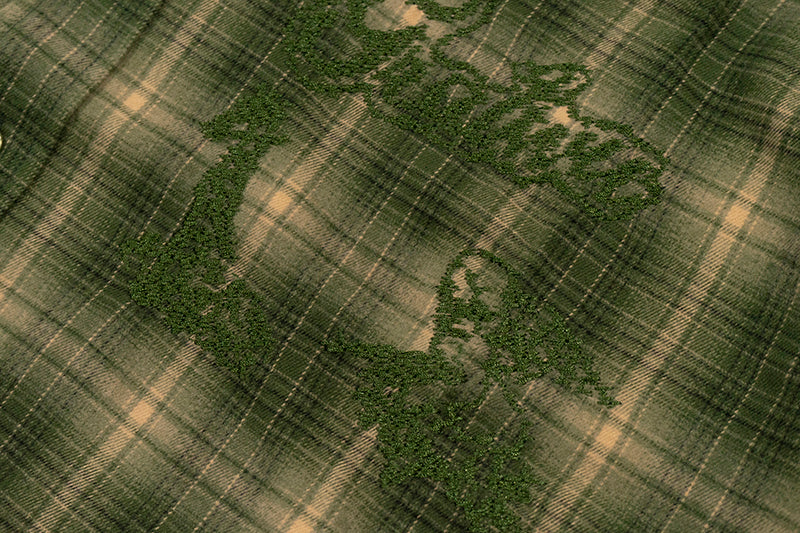 GRAF&WU Brand Logo Embroidered Street Shirt