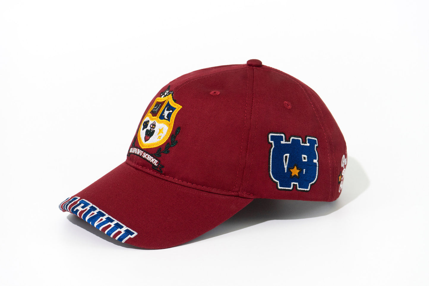 GRAF&WU College Baseball Cap Retro Varsity Style Streetwear Hat Unisex