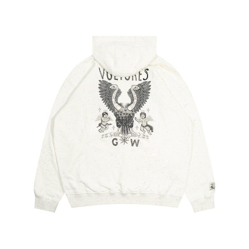 GRAF&WU Vultures Angel Graphic Hoodie Aesthetic Sweatshirt