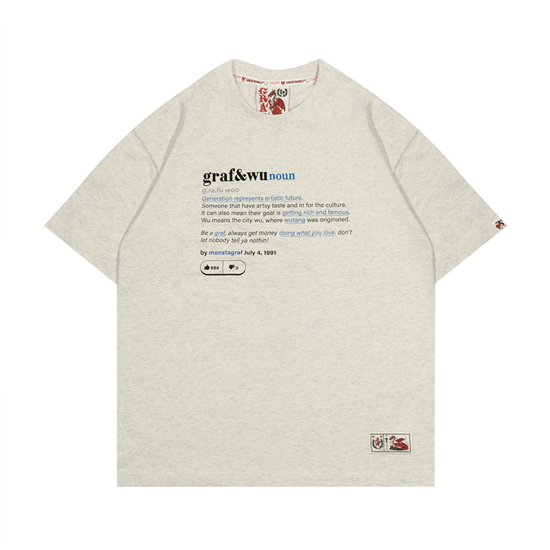 GRAFWU Urban Dictionary Cultural T-Shirts
