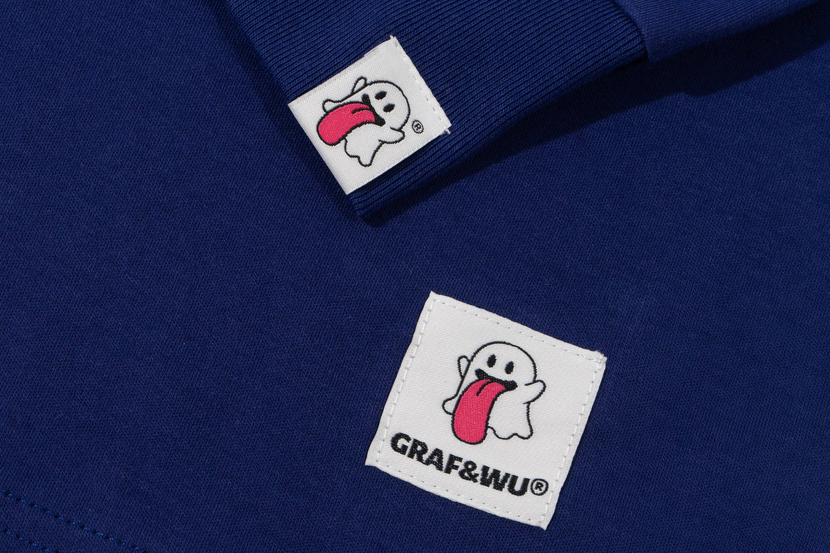 Ghost Puff-Print Long Sleeve Tee for Couples