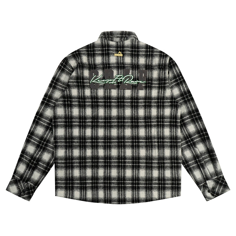 GRAF&WU Brand Keep It Real Embroidered Streetwear Fashion Shirt