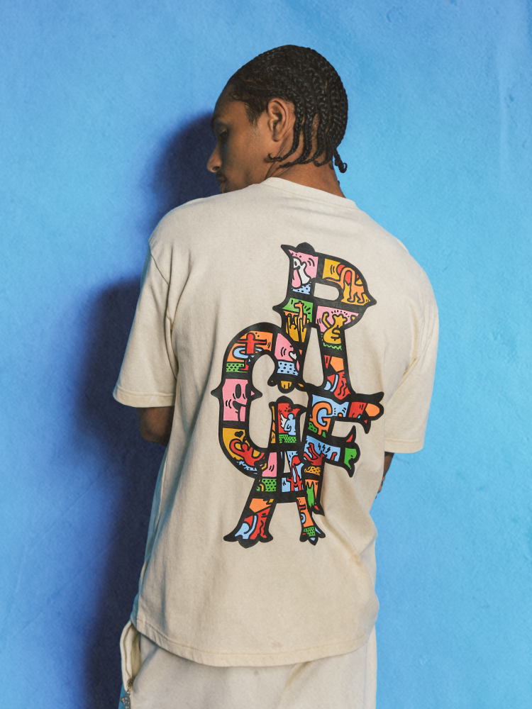 GRAF&WU Tribute Keith Haring Pop Art Cartoon T-shirt