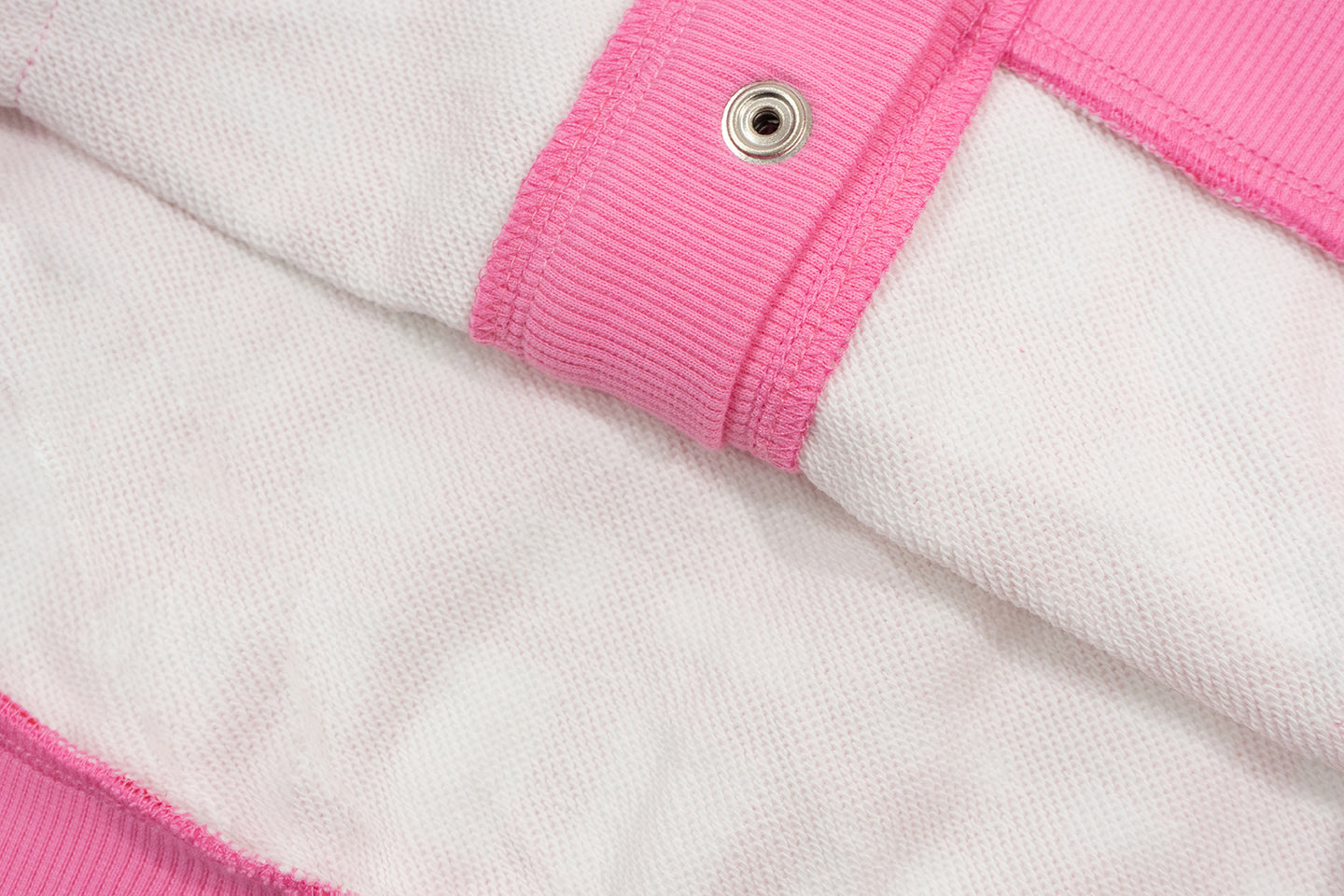 GRAF&WU Pink Irregular plaid Terry Cloth Cardigans