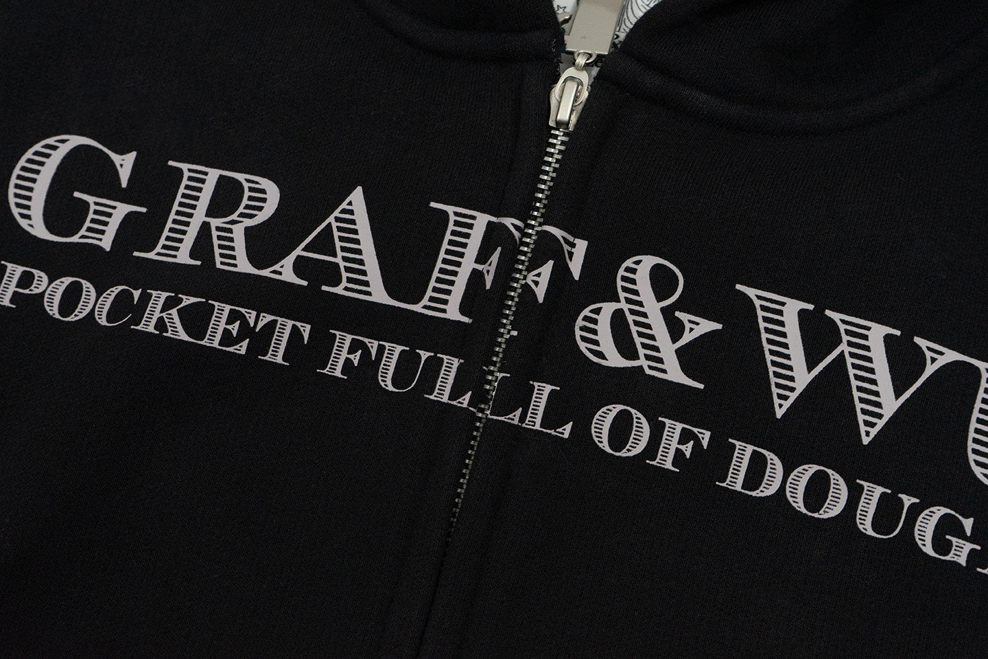 GRAF&WU Paid In Full Giraffe Money Graphic Zip-up Cozy Hoodie