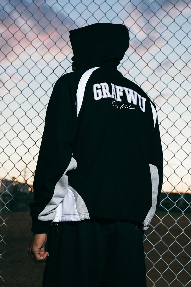 GRAF&WU Bloke Core Soccer-style Fashion Zip-up Hoodie