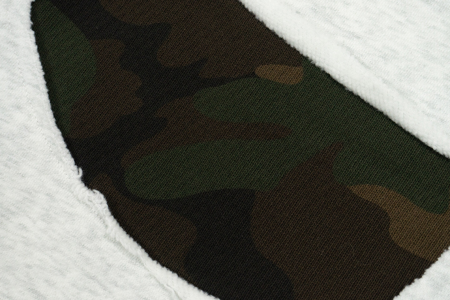 GRAF&WU Camouflage Giraffe Ripped Fleece Sweatpants | Distressed Streetwear Joggers