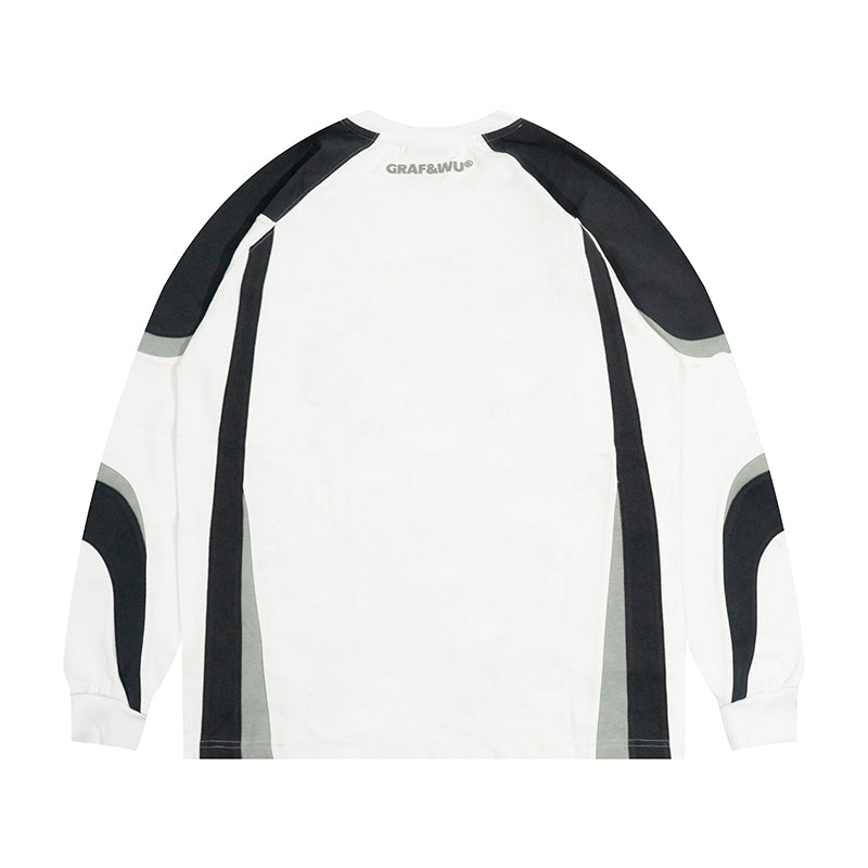 GRAF&WU Bloke Core Style Fashion Embroidered Long-sleeves Shirt