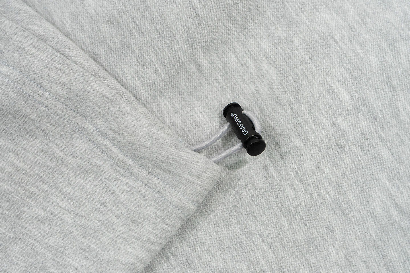 GRAF&WU Brand Letter Embroidered Loose Fleece Sweatpants