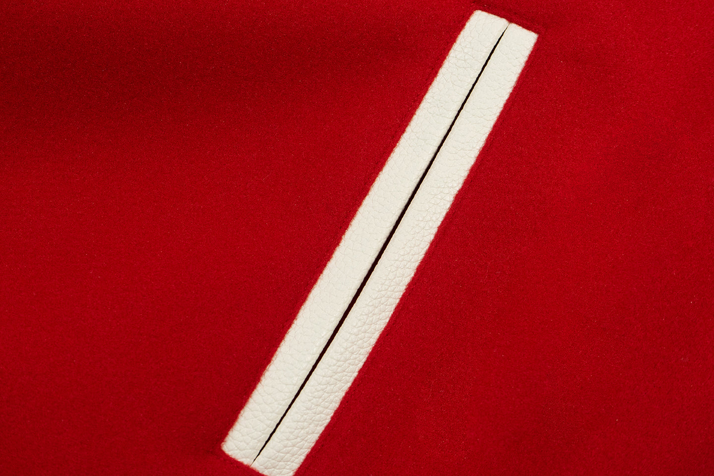 GRAF&WU Sleep Cow Cat Graphic University Leather Sleeve Varsity Jacket