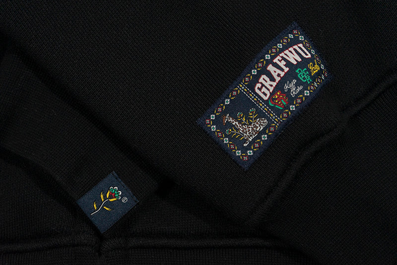 GRAF&WU Wild Duck In Love Fleece Zip-up Hoodie