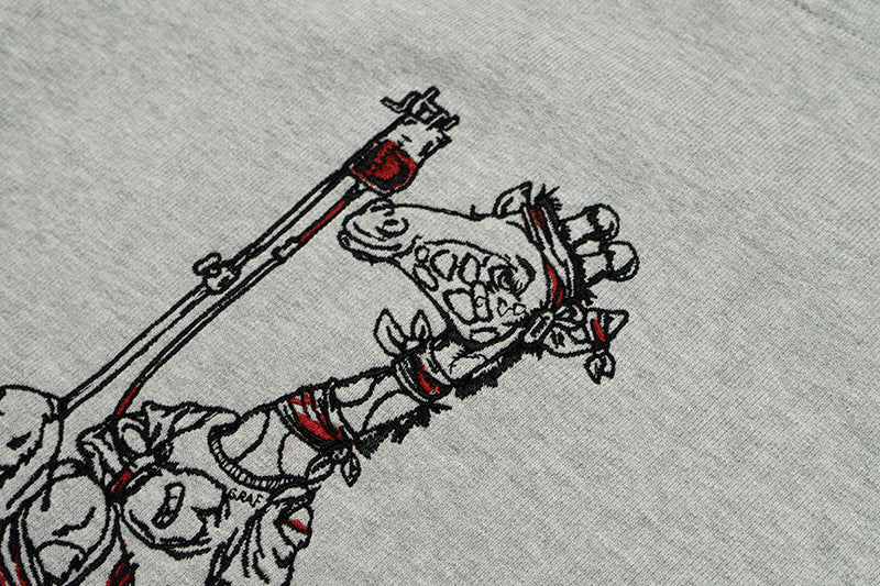 GRAF&WU Heartbreak Giraffe Embroidered Thick Hoodie