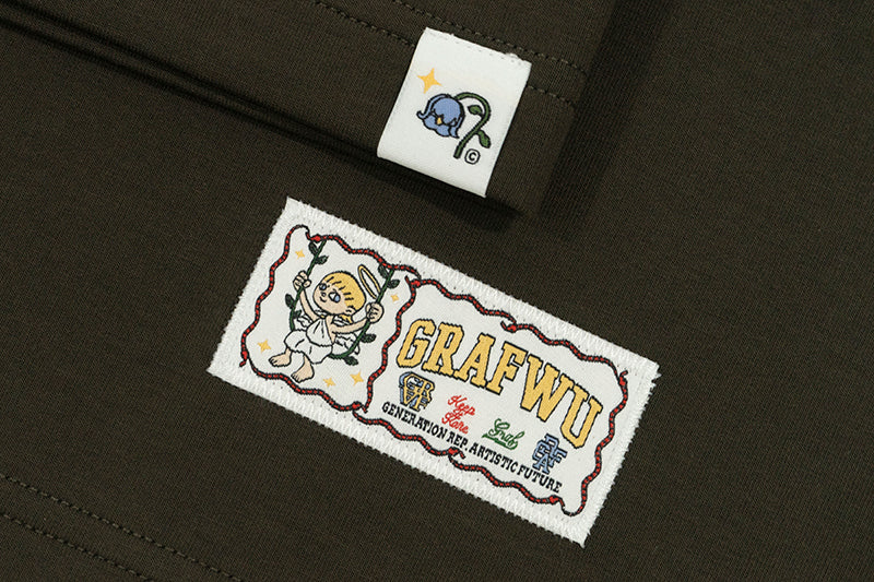 GRAFWU Pearl GW Letter Ak47 Angel T-Shirts