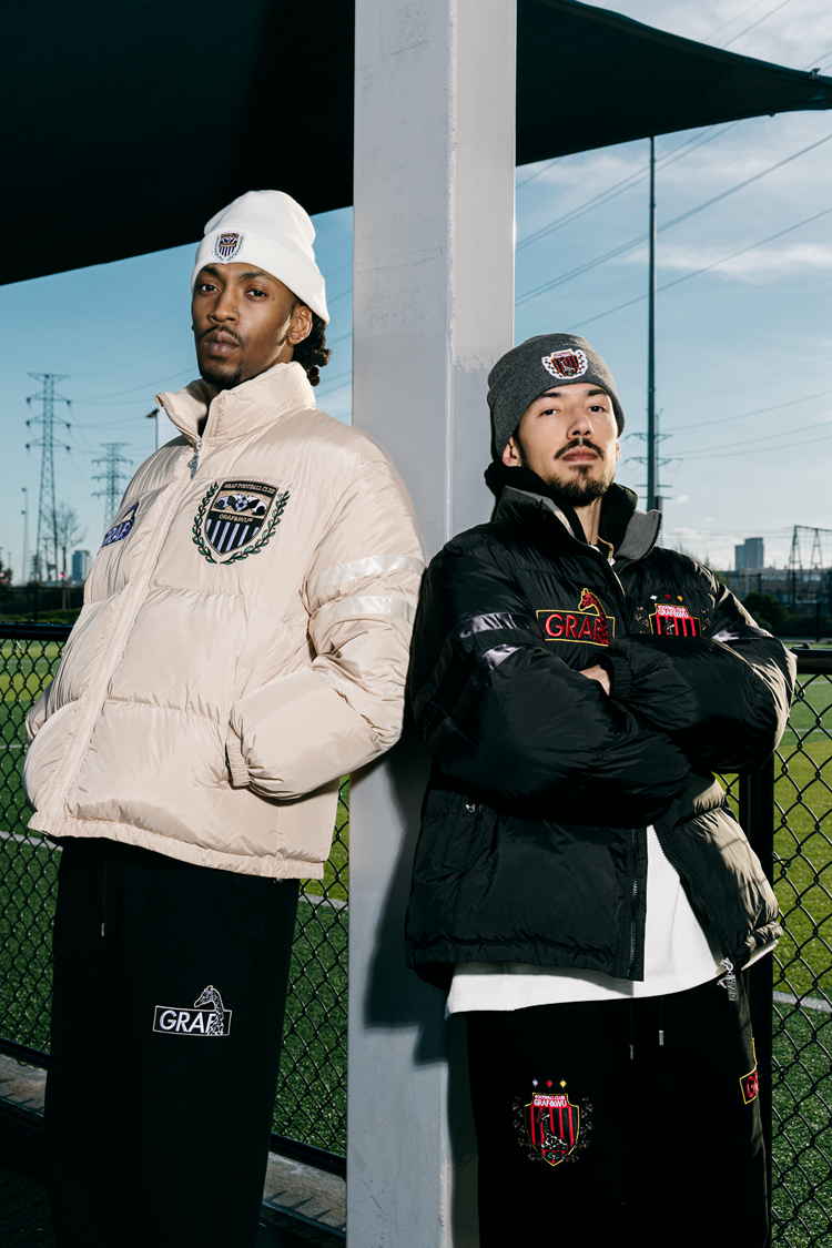 GRAF&WU Blokecore Floral Embroidery Thick Cotton-padded Coat