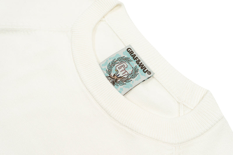 GRAF&WU Embroidered Trust In GRAF Inner Pullover Sweater